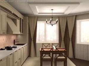 kitchen room Model 3D