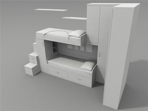 bed Modelo 3D