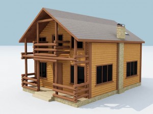 cottage 3D Model