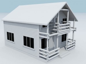 cottage Modello 3D