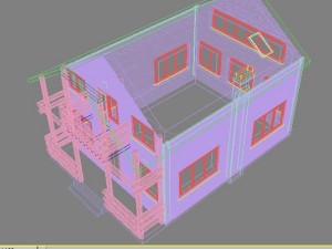 cottage Modello 3D