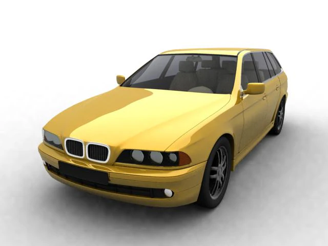 bmw5 3D Model .c4d .max .obj .3ds .fbx .stl .blend 
