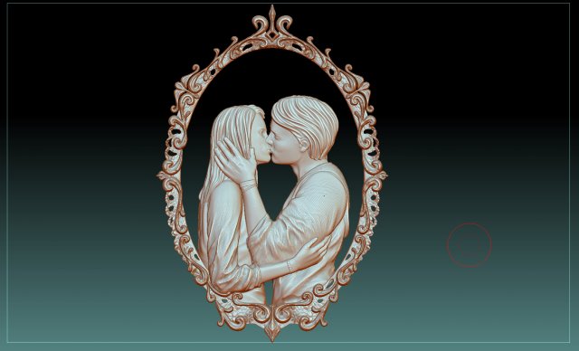 kissing stl 3D Print Model .c4d .max .obj .3ds .fbx .stl .blend 
