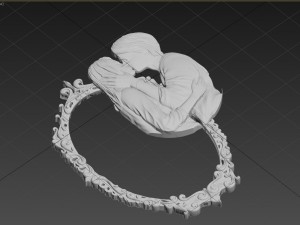 kissing stl 3D Print Model