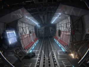 cargo airplane interior 3D Model