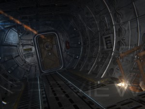 Cargo airplane interior Model 3D