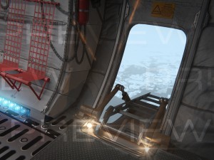 Cargo airplane interior Model 3D