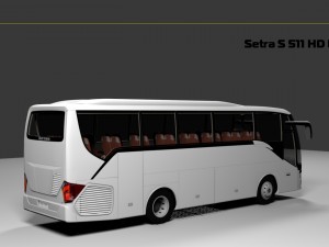 setra s 511 hd bus 3D 模型