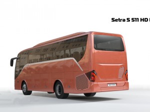 setra s 511 hd bus 3D 模型