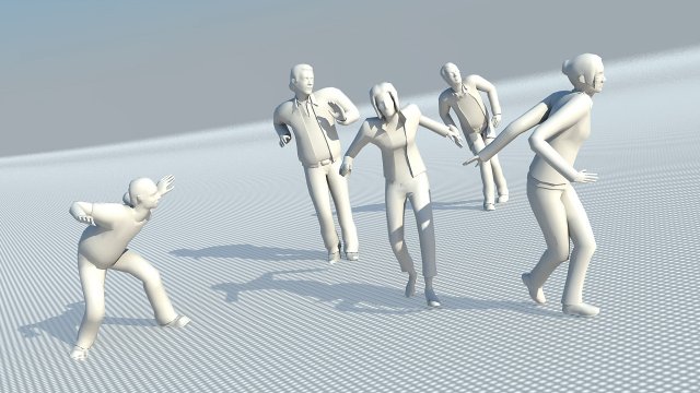 people casual Modèle 3D .c4d .max .obj .3ds .fbx .stl .blend 