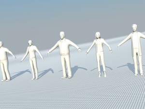 people casual Modèle 3D