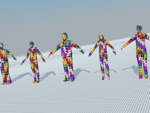 people casual Modèle 3D