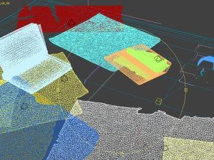 fotos envelhecidas na mesa Modelo 3D