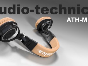 audio technica ath-m50x headphones 3D Модель