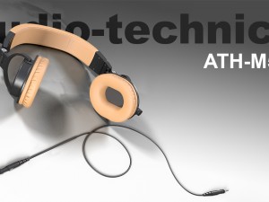 audio technica ath-m50x headphones 3D Модель