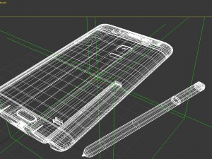 samsung galaxy note edge 3Dモデル