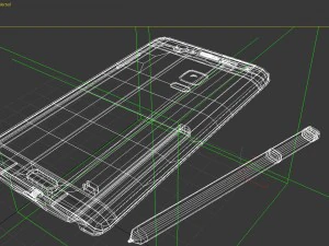 Samsung Galaxy Note Edge 3D Modell