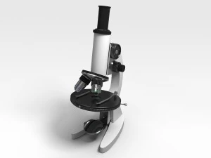 microscopio Modello 3D