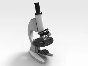 microscopio Modello 3D