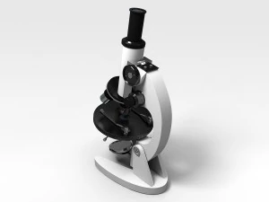 microscopio Modello 3D