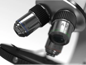 microscopio Modello 3D