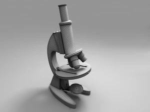 microscopio Modello 3D