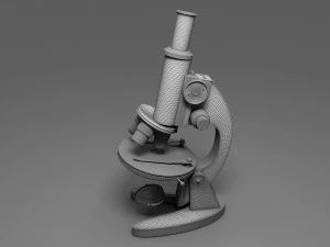microscopio Modello 3D