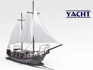 sailboat 3D Model