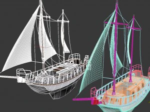 sailboat 3D Model
