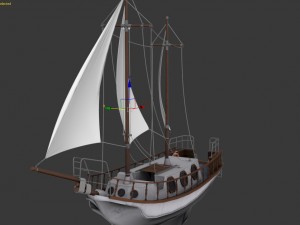 sailboat Model 3D
