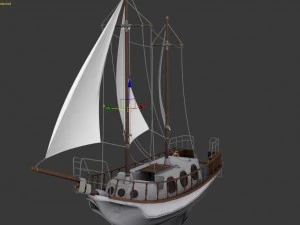 sailboat 3D Model
