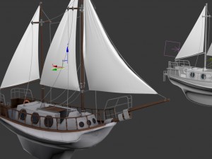 sailboat Model 3D