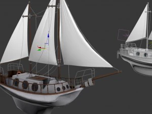 sailboat 3D Model
