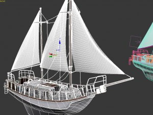 sailboat 3D Model