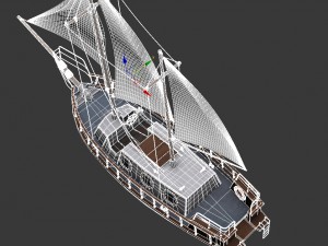 sailboat Model 3D