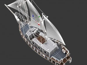 sailboat 3D Model