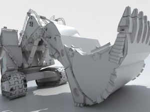 shovel r996 3D 模型