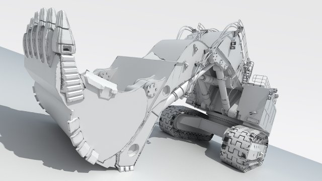 shovel r996 3D 模型 .c4d .max .obj .3ds .fbx .stl .blend 