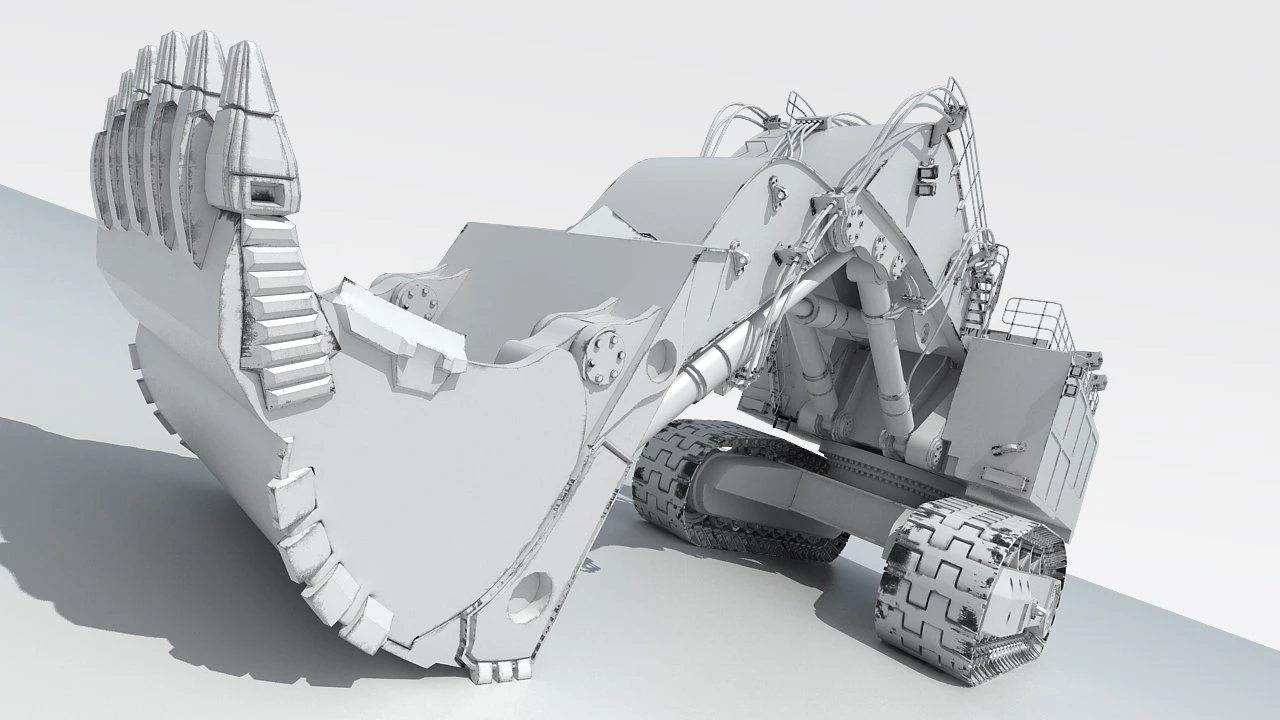 лопата р996 3D Модель .c4d .max .obj .3ds .fbx .stl .blend 