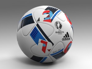 euro 2016 ball beau jeu official uefa Modello 3D