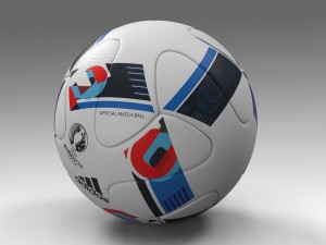 euro 2016 ball beau jeu official uefa Modello 3D