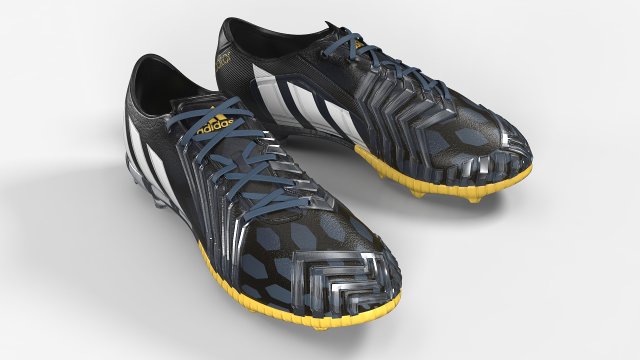 adidas predator boots 3D मॉडल .c4d .max .obj .3ds .fbx .stl .blend 