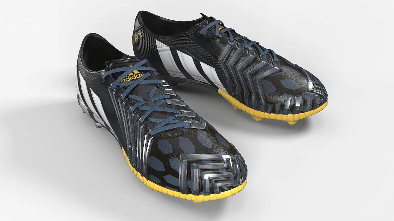adidas predator boots 3D Model .c4d .max .obj .3ds .fbx .stl .blend 