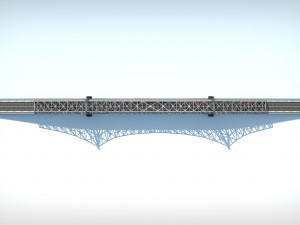 bridge low poly detailed 3Dモデル