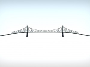 bridge low poly detailed 3Dモデル