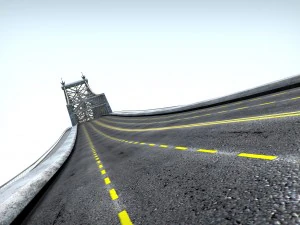 bridge low poly detailed 3D Model