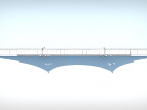 bridge low poly detailed 3Dモデル