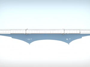 bridge low poly detailed 3D Model