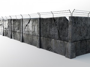 fence detailed 3D मॉडल