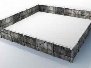 fence detailed 3D मॉडल